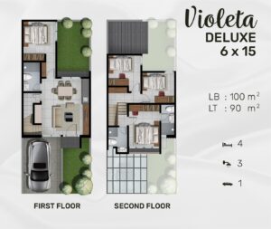 DENAH VIOLETA DELUXE