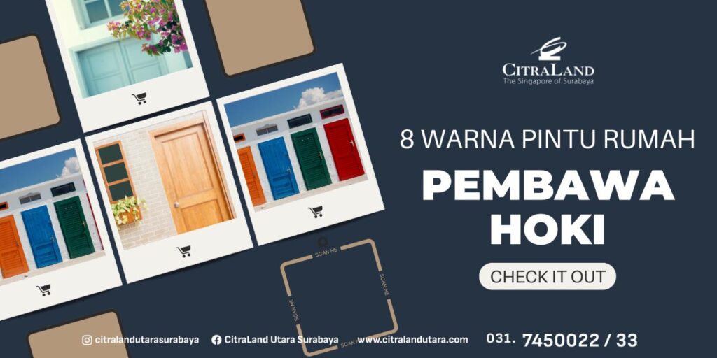 warna pintu rumah pembawa hoki