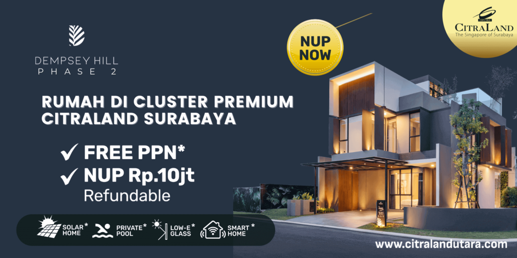 Rumah DI cluster premium citraland surabaya