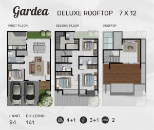 LAYOUT 7X12 GARDEA DELUXE ROOFTOP